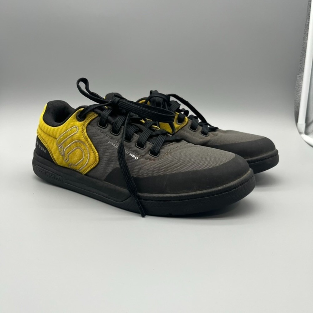 Adidas Five Ten Freerider Pro Shoes Mens 10 US PrimeBlue Flat MTB Yellow Gray